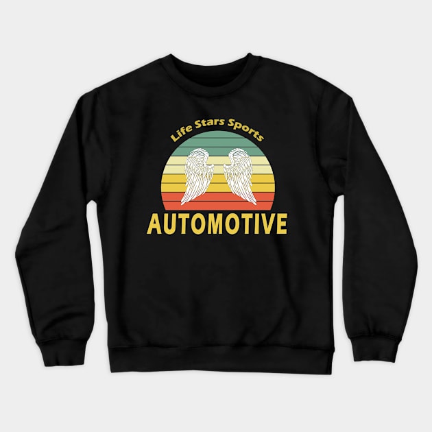 The Retro Automotive Crewneck Sweatshirt by Usea Studio